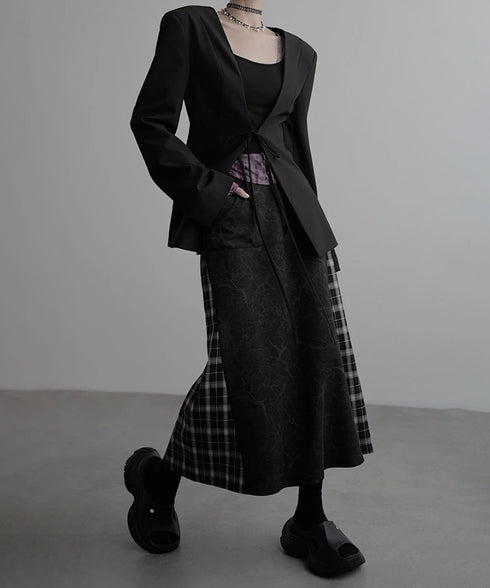Collarless Jacket